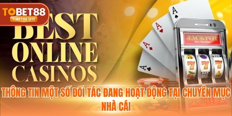 Thông tin một số đối tác đang hoạt động tại chuyên mục nhà cái