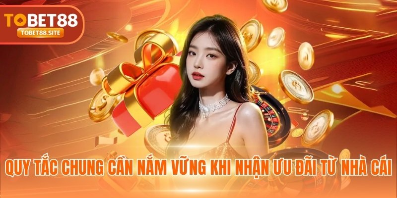 Quy tắc chung cần nắm vững khi nhận ưu đãi từ nhà cái